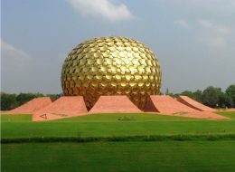 Auroville visit featured in GT Holidays Chennai Marina Educational Trip Package