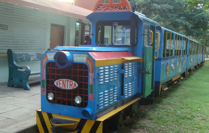 Childrens train botanical garden puducherry