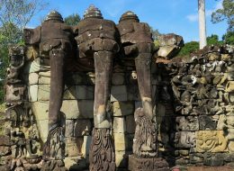 Elephant Terrace at cambodia