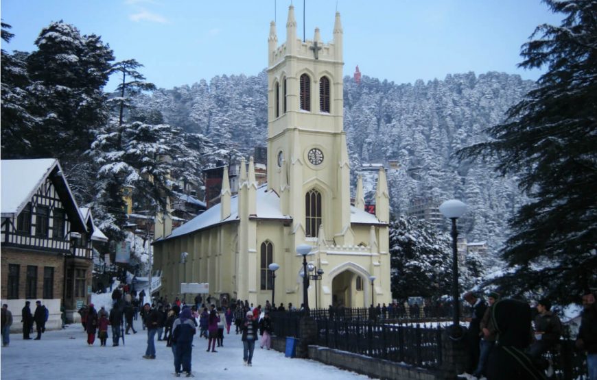 Gothic Structure of Christ Church shimla