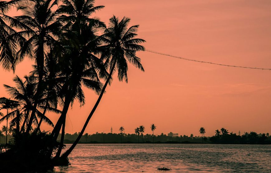 evening view of kerala