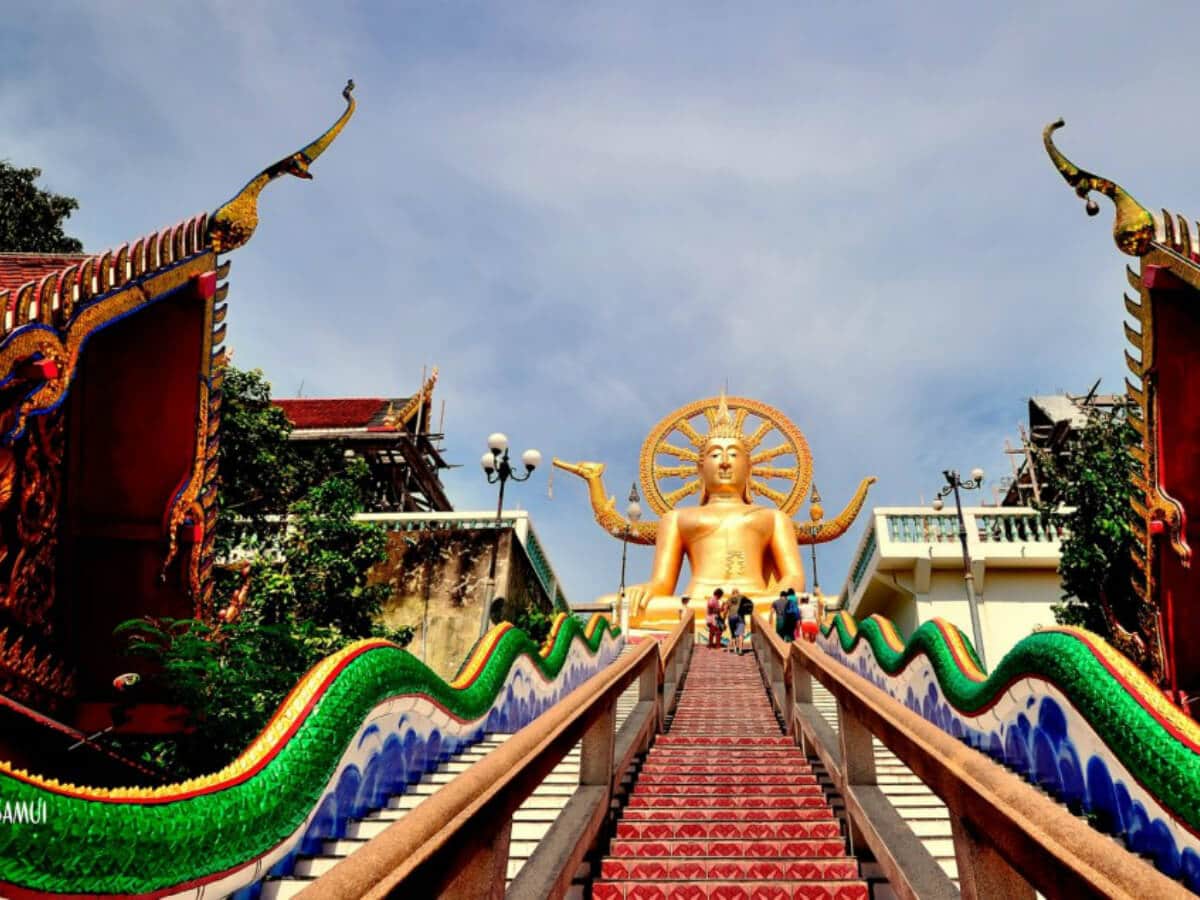 temples buddhist koh samui thailand big buddha