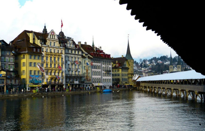 Lucerne Switzerland Chapel Bridge
