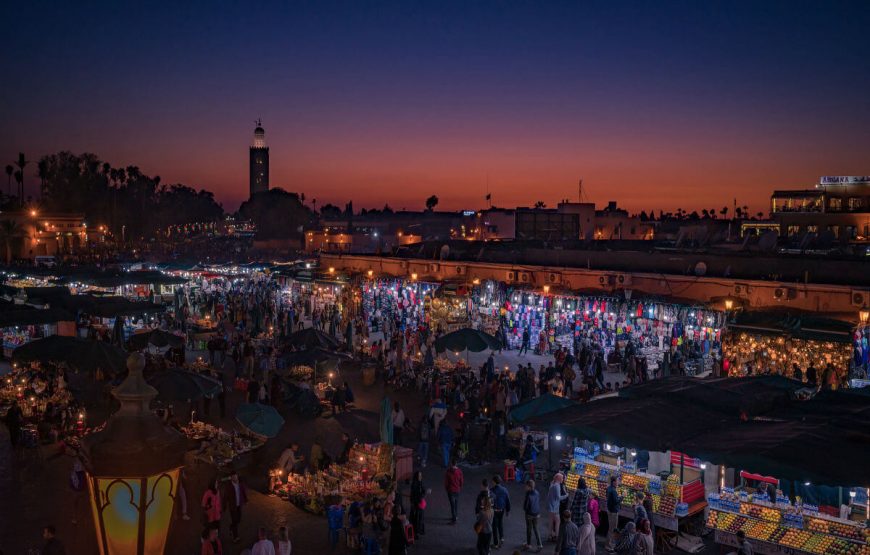 Marrakech marketplace morocco