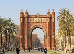Spain Barcelona Triumphal Arch