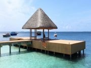 beach sea water villa Maldives