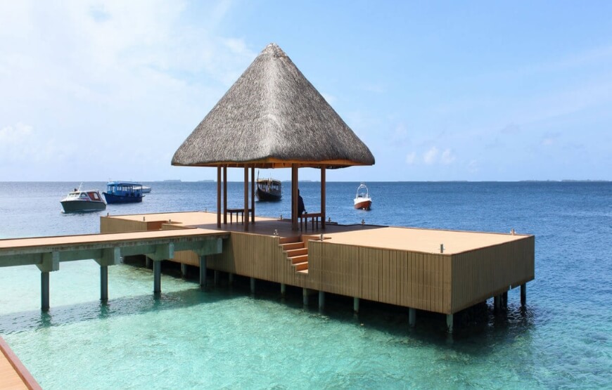 beach sea water villa Maldives