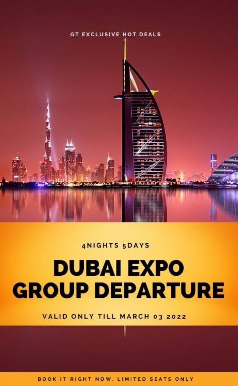 Dubai Tour offer From GT Holidays 2022