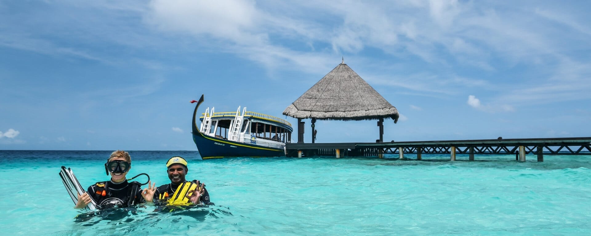 Divers at Club Rannalhi Maldives