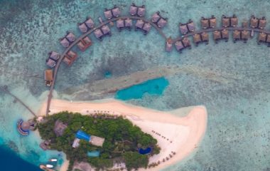 Maldives Adaaran Vadoo Aerial View