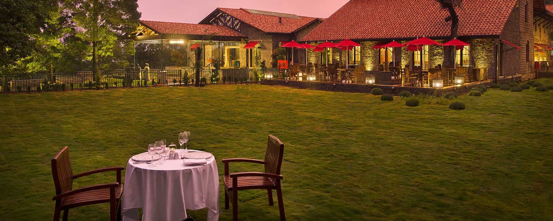 Outdoor Dining at Tamara Kodai