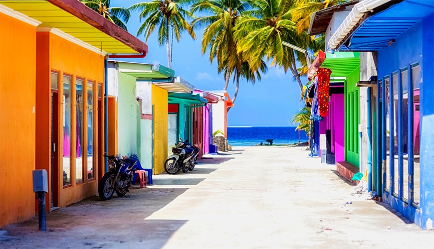 Street Shopping in Maldives