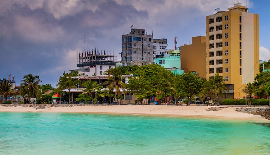 Artificial Beach in Male Maldives